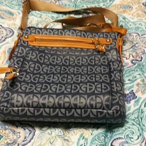 Blue Cross body Bag